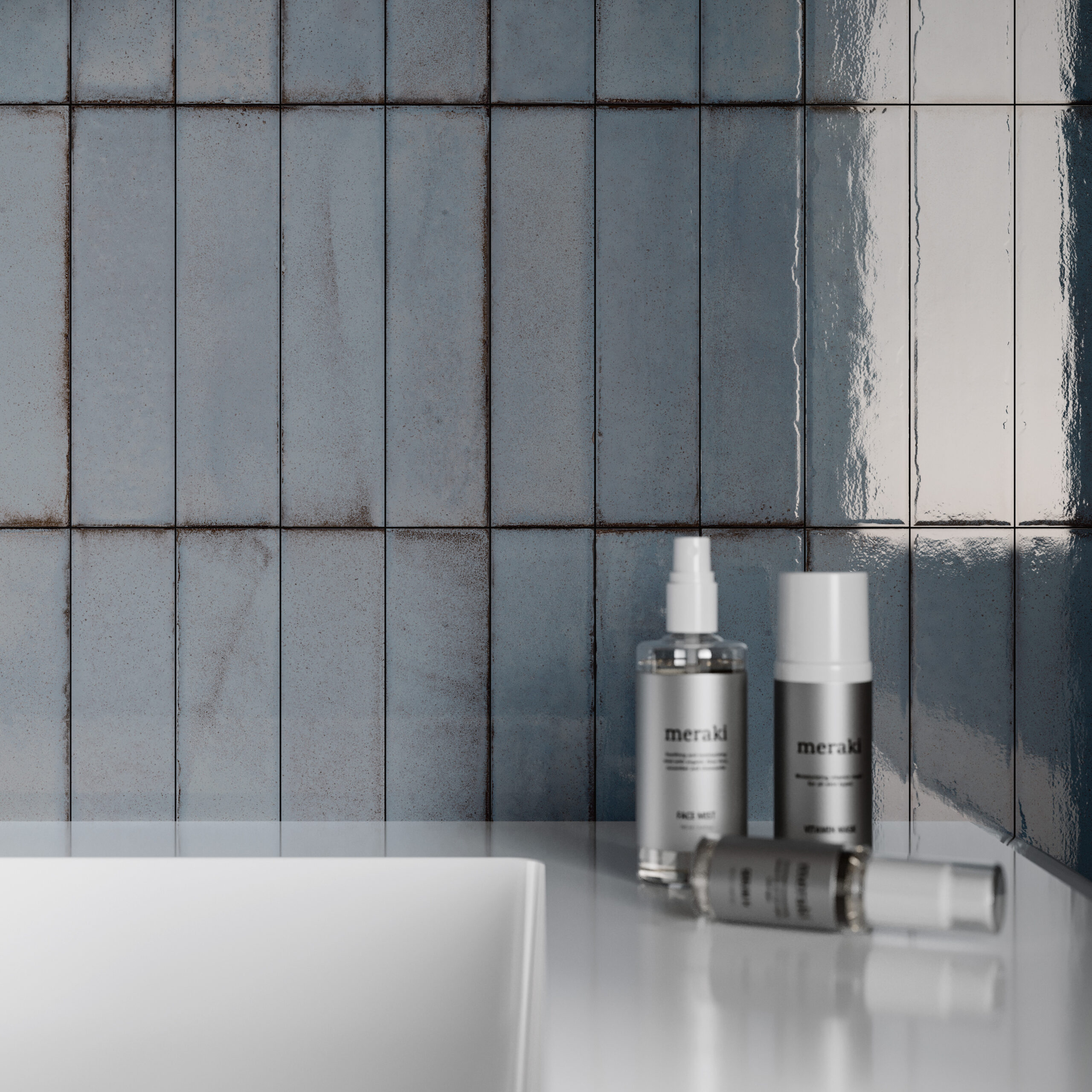 De smalle 5x20cm tegel brengt direct een vleugje nostalgie in huis