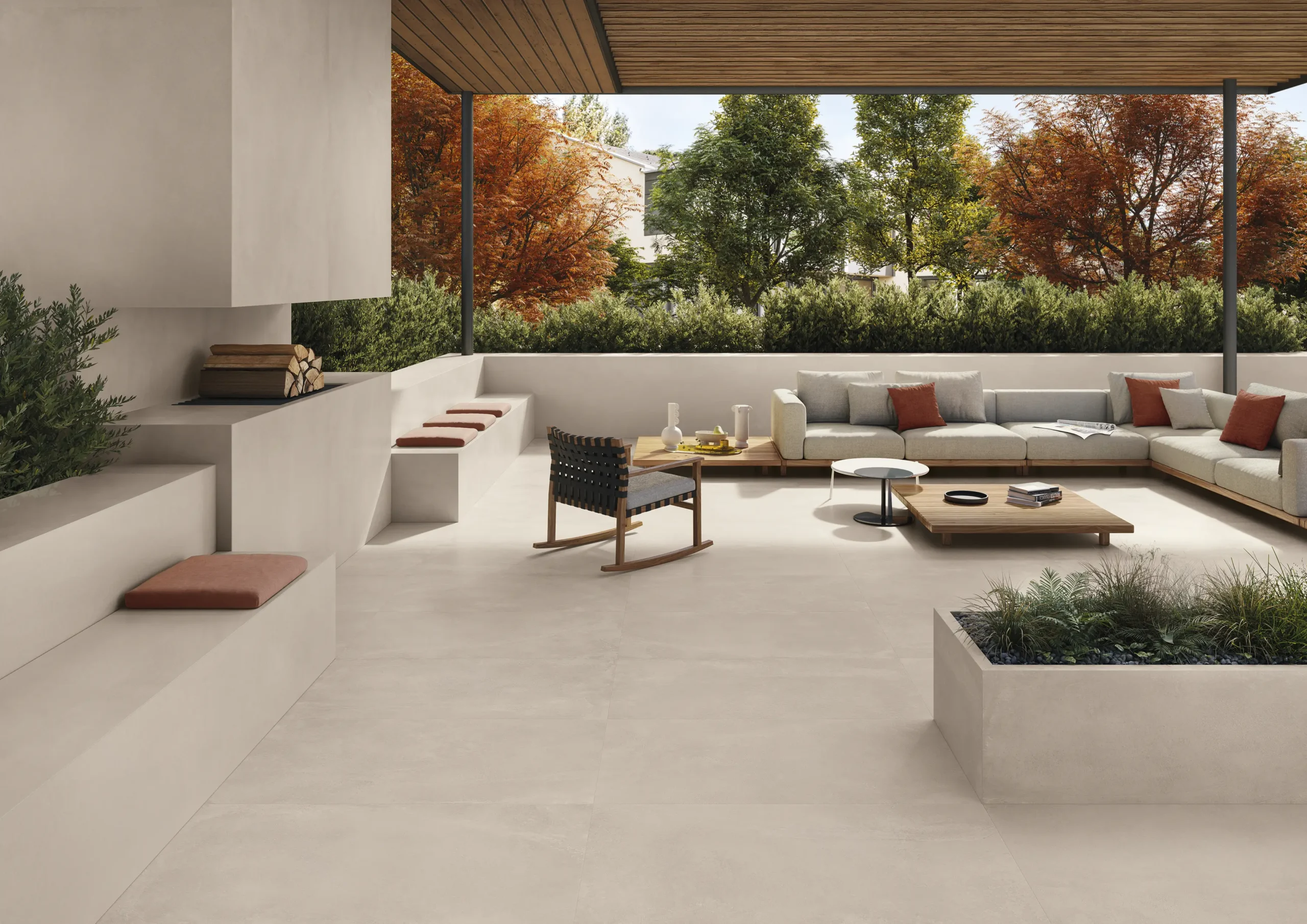 Resina cappucino 60 x 120 silktech sfeer keramische tegel